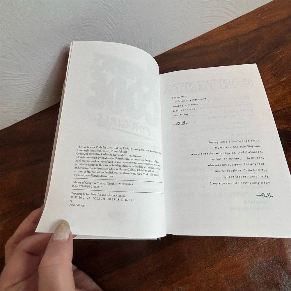 The Confidence Code for Girls Hardcover‎ Book Ages 9-12 Self-Help Guide